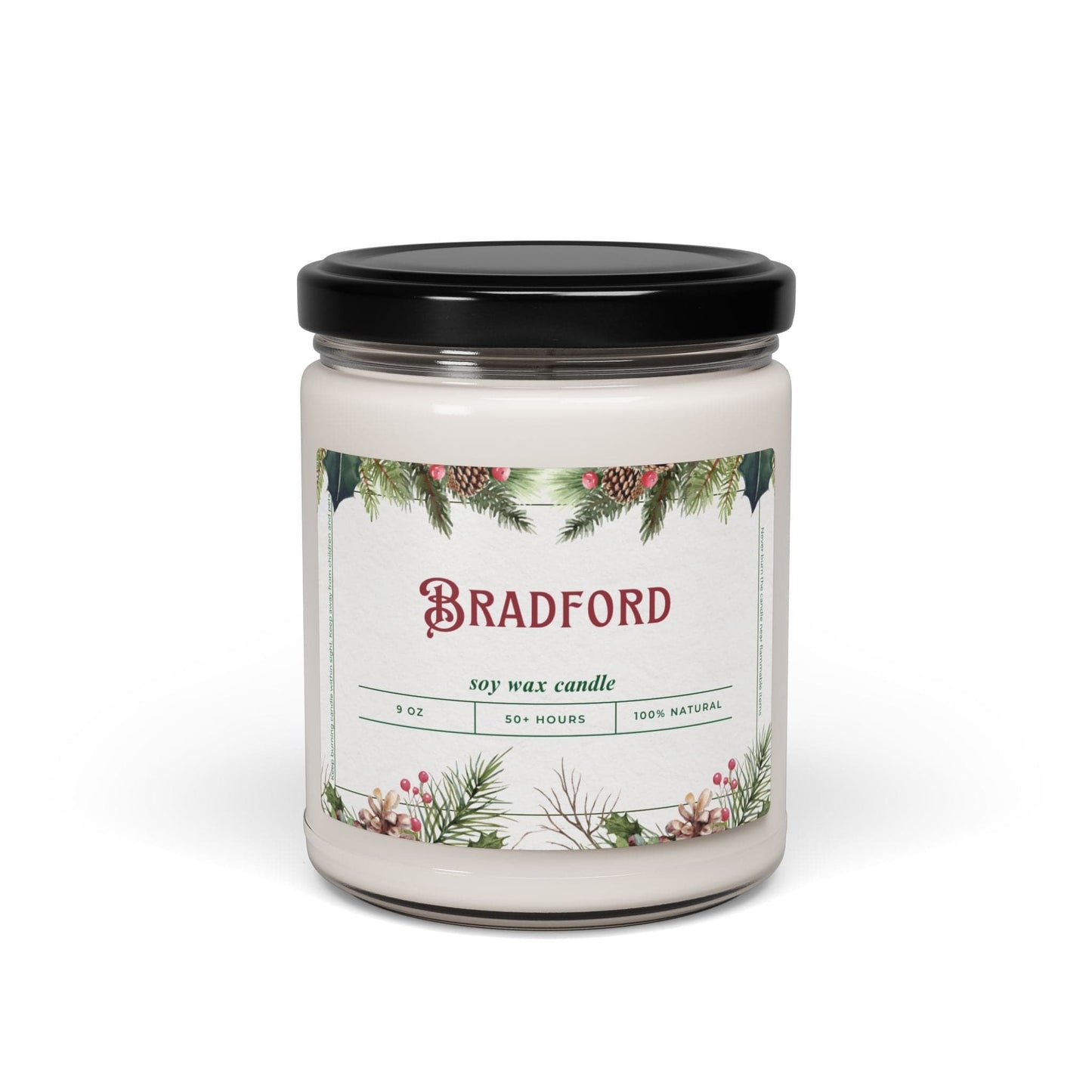 Take the 2nd Exit Florida Villages of Bradford Christmas Candle 9oz. Soy wax