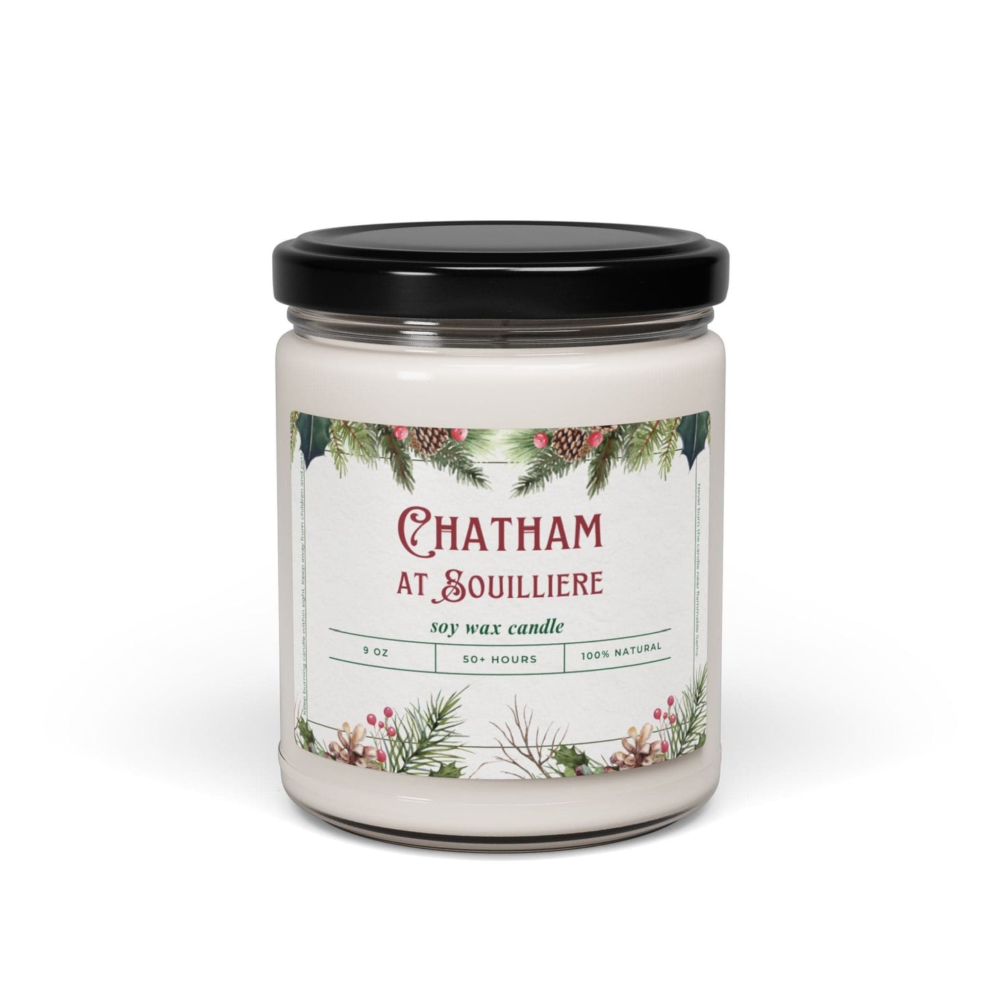 Take the 2nd Exit Florida Villages of Chatham at Souilliere Christmas Candle 9oz. Soy wax