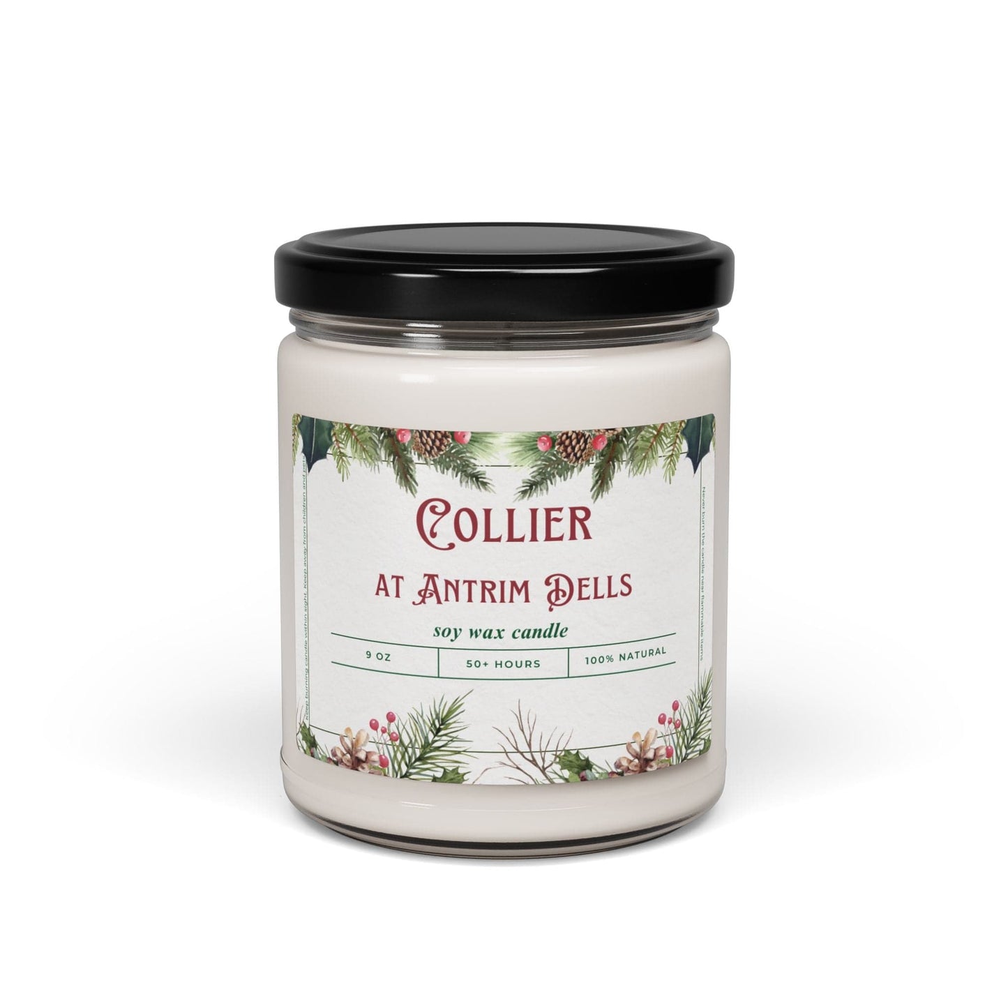 Take the 2nd Exit Florida Villages of Collier at Antrim Dells Christmas Candle 9oz. Soy wax