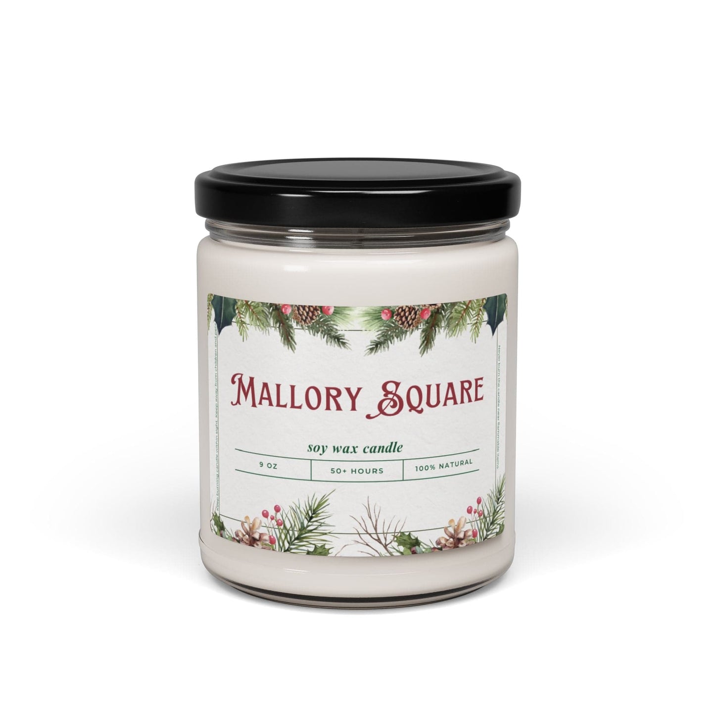 Take the 2nd Exit Florida Villages of Mallory Square Christmas Candle 9oz. Soy wax