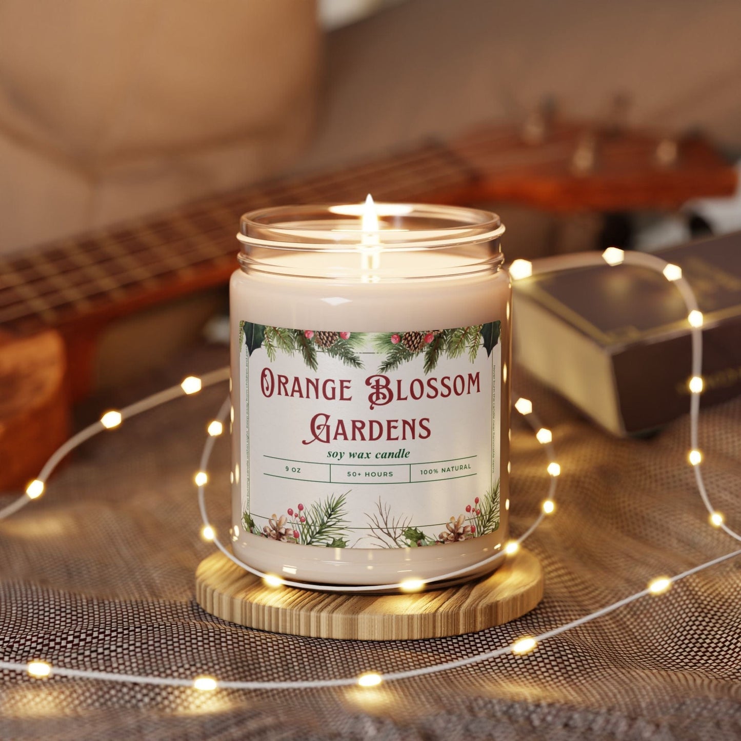 Take the 2nd Exit Florida Villages of Orange Blossom Gardens Christmas Candle 9oz. Soy wax