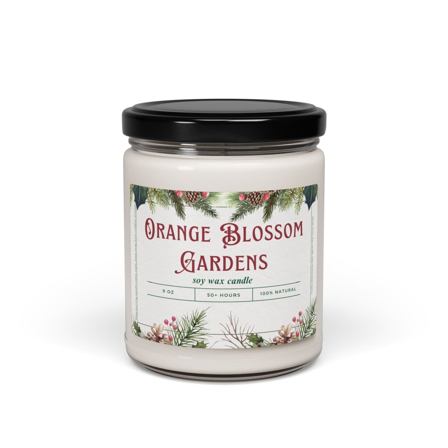 Take the 2nd Exit Florida Villages of Orange Blossom Gardens Christmas Candle 9oz. Soy wax