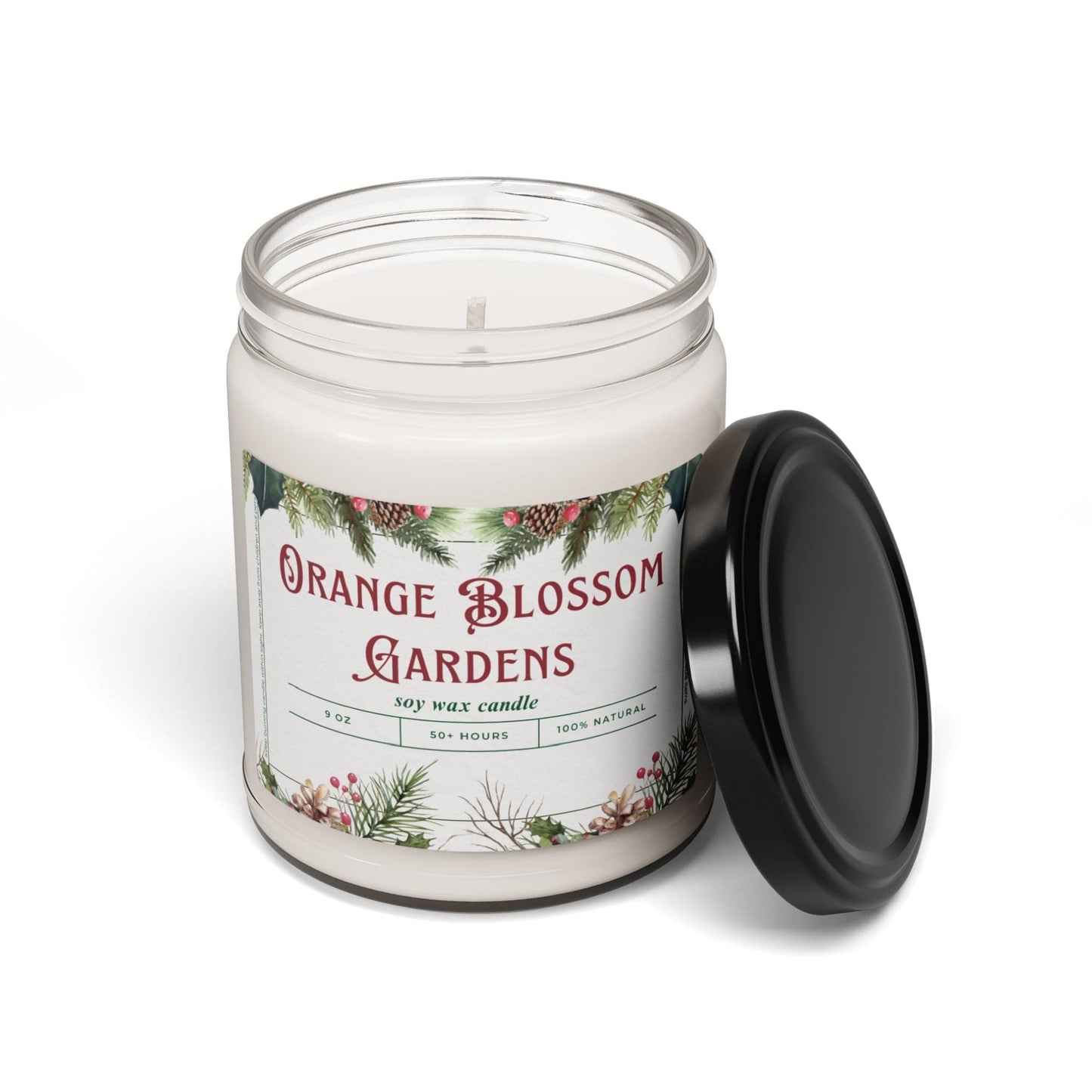 Take the 2nd Exit Florida Villages of Orange Blossom Gardens Christmas Candle 9oz. Soy wax