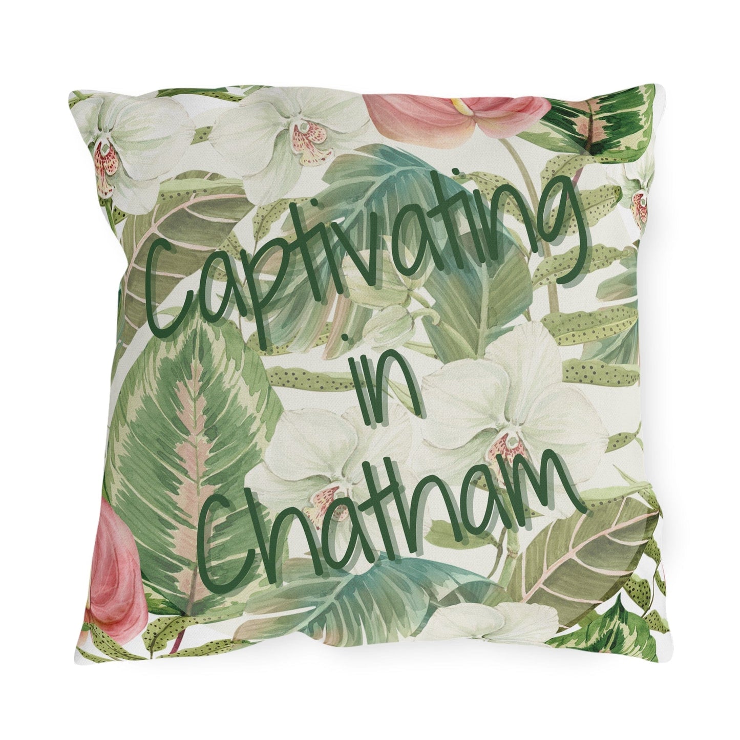 Take the 2nd Exit Florida Villages of Outdoor Pillows (Green Lettering) - Chatham