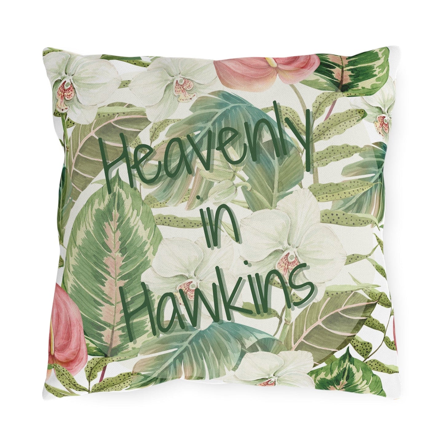 Take the 2nd Exit Florida Villages of Outdoor Pillows (Green Lettering) - Hawkins