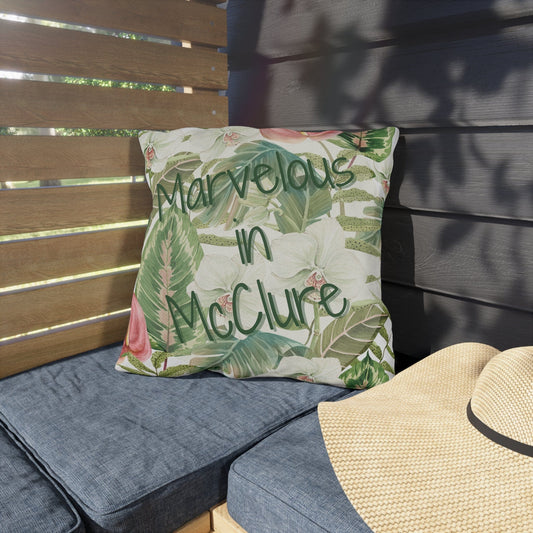 Take the 2nd Exit Florida Villages of  Outdoor Pillows (Green Lettering) - McClure