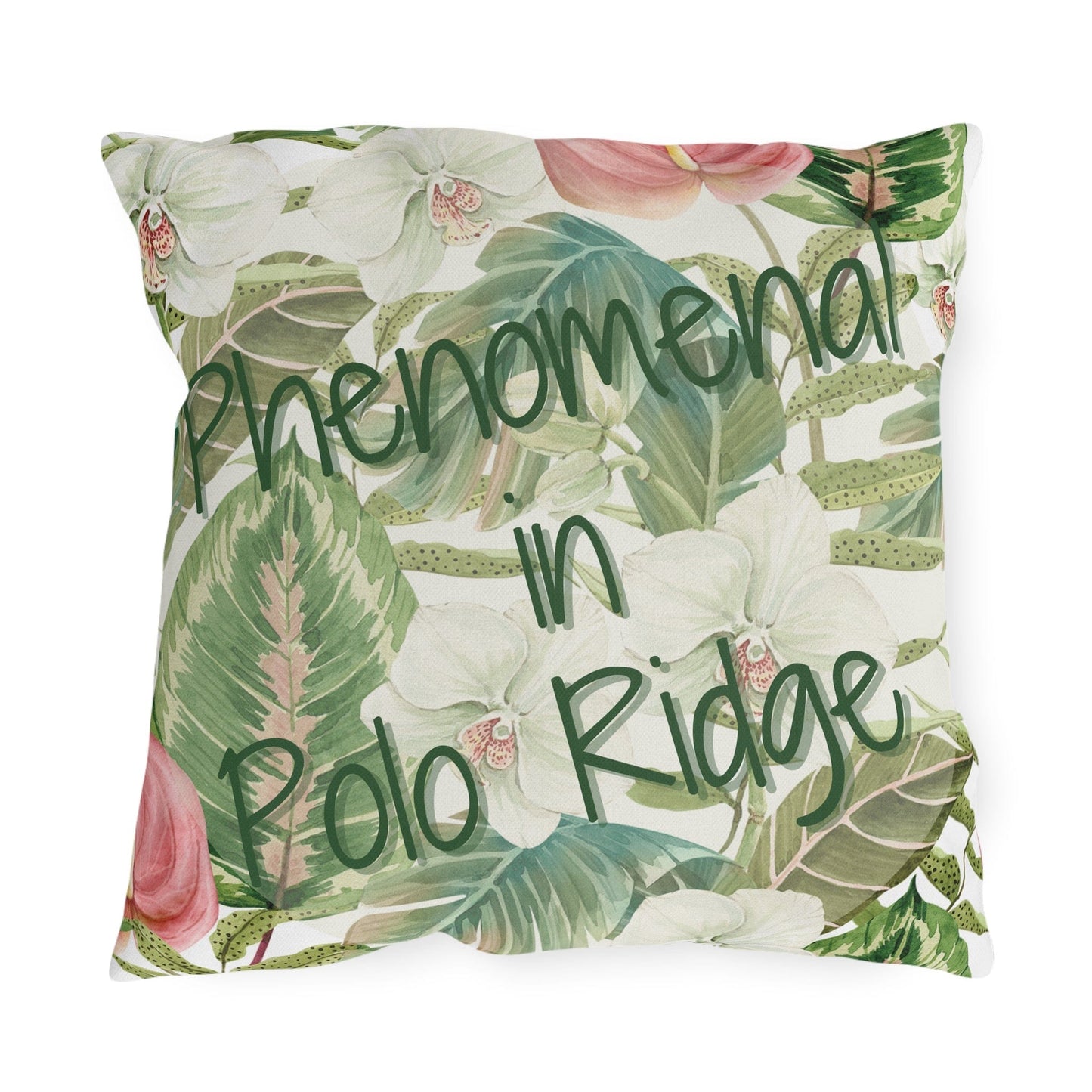 Take the 2nd Exit Florida Villages of Outdoor Pillows (Green Lettering) - Polo Ridge