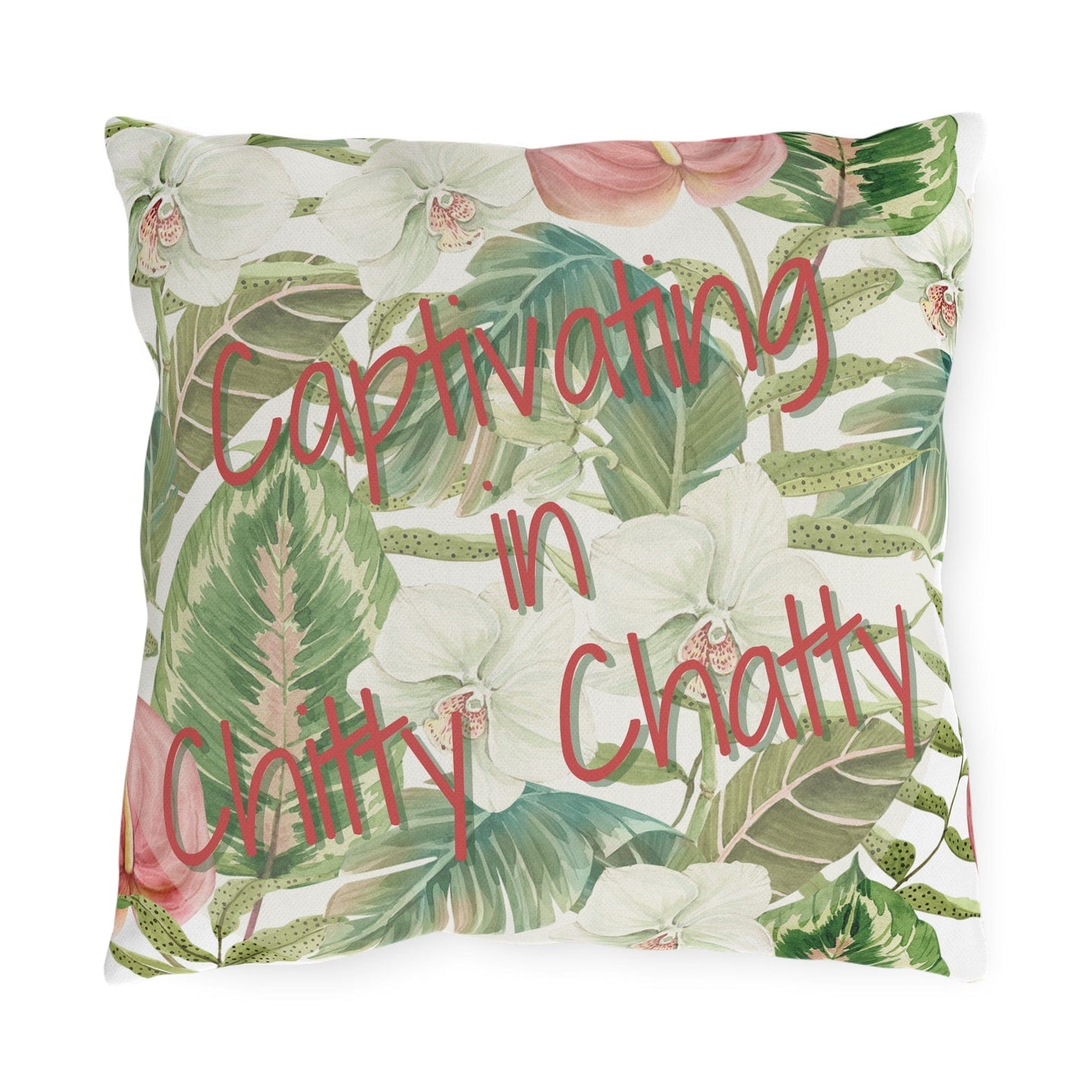 Take the 2nd Exit Florida Villages of Outdoor Pillows (Pink Lettering) - Chitty Chatty