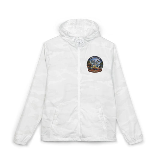 Printify Florida Villages of  Adventure Patch Windbreaker Jacket — 50 Somethings Unsupervised