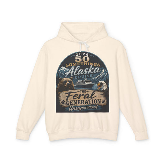 Printify Florida Villages of  Alaska Cruise 2016 Hoodie — "50 Somethings" Feral generation Souvenir Pullover