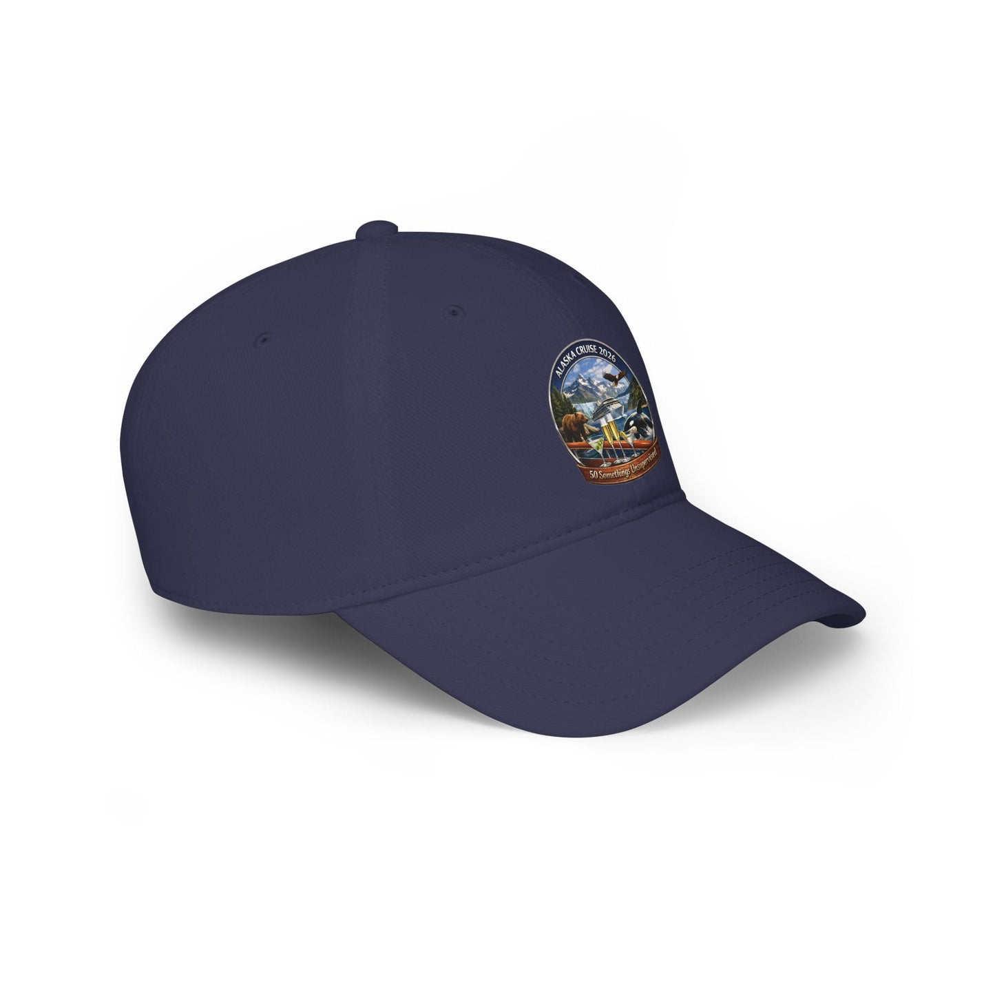 Printify Florida Villages of  Alaska Cruise 2025 "50 Somethings Unsupervised" Low Profile Baseball Cap