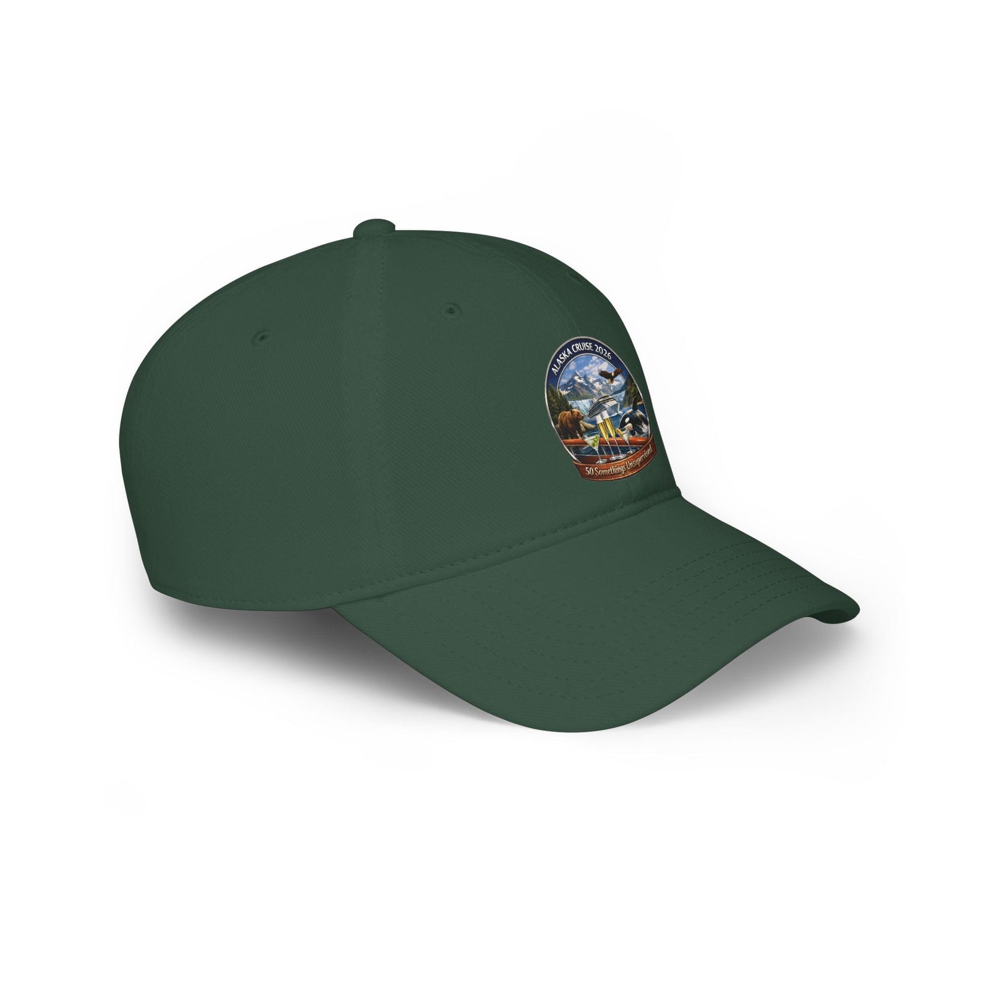 Printify Florida Villages of  Alaska Cruise 2025 "50 Somethings Unsupervised" Low Profile Baseball Cap