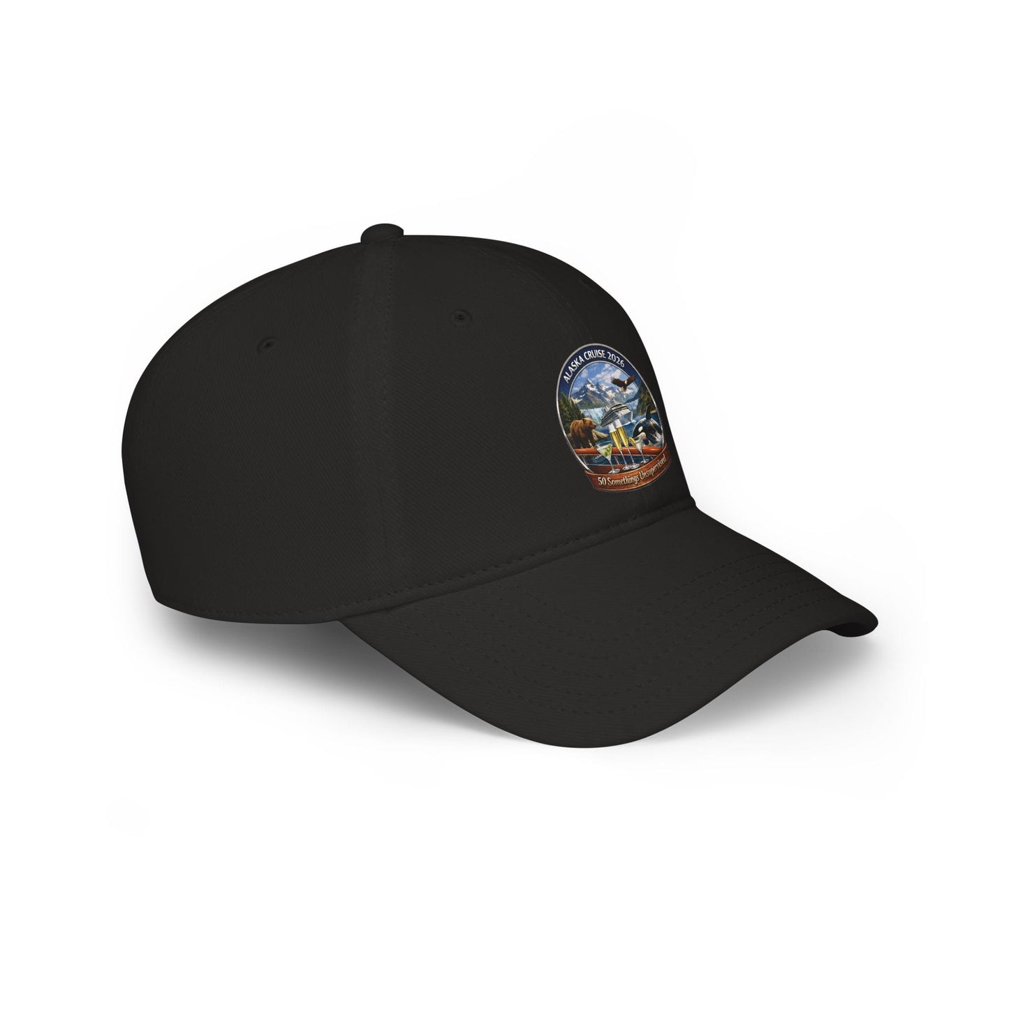 Printify Florida Villages of  Alaska Cruise 2025 "50 Somethings Unsupervised" Low Profile Baseball Cap
