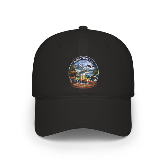 Printify Florida Villages of  Alaska Cruise 2025 "50 Somethings Unsupervised" Low Profile Baseball Cap