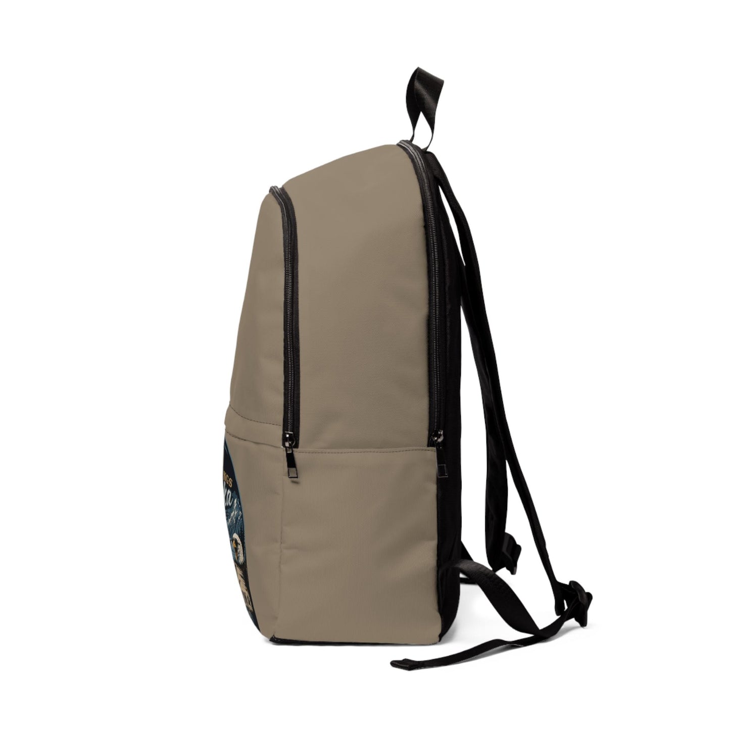 Printify Florida Villages of  Alaska Cruise Waterproof Souvenir Backpack — 50 Somethings Feral Generation