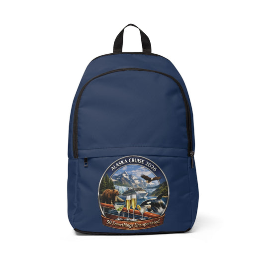 Printify Florida Villages of  Alaska Cruise Waterproof Souvenir Backpack — 50 Somethings Unsupervised