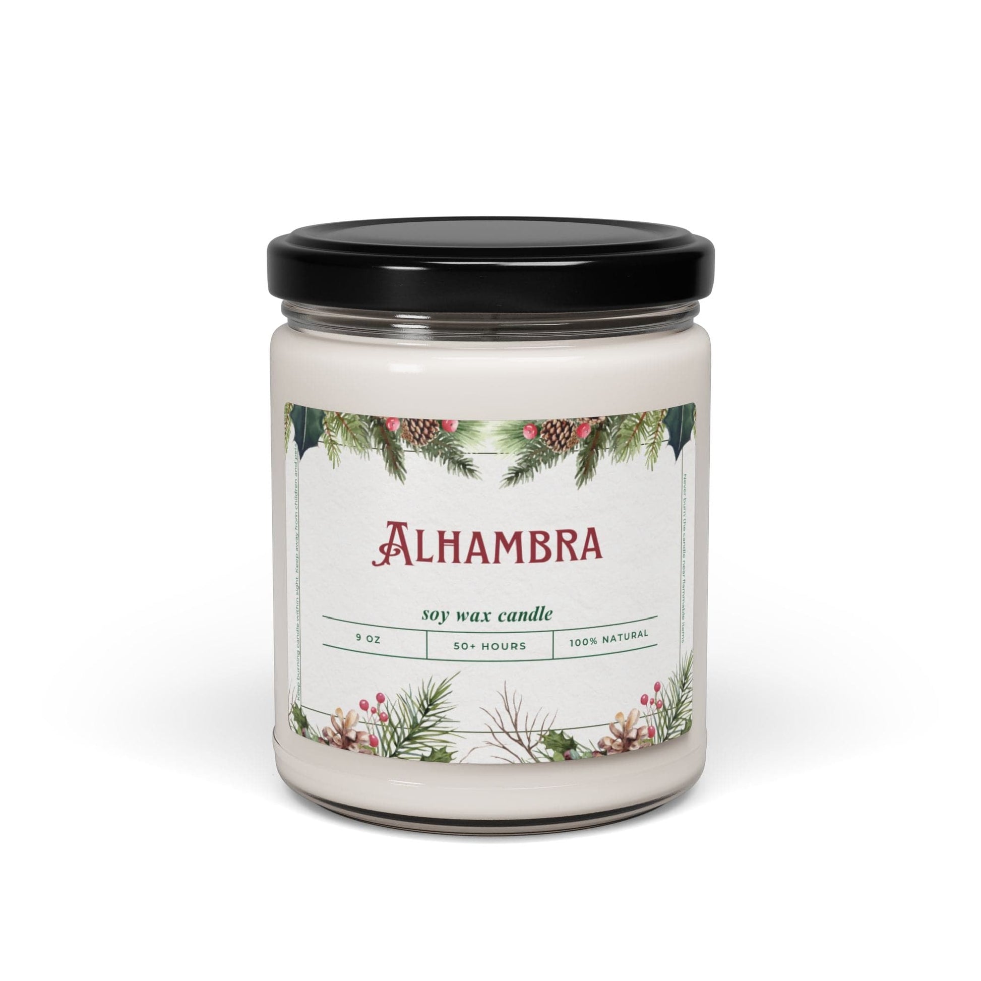 Take the 2nd Exit Florida Villages of  Alhambra Christmas Candle 9oz. Soy wax