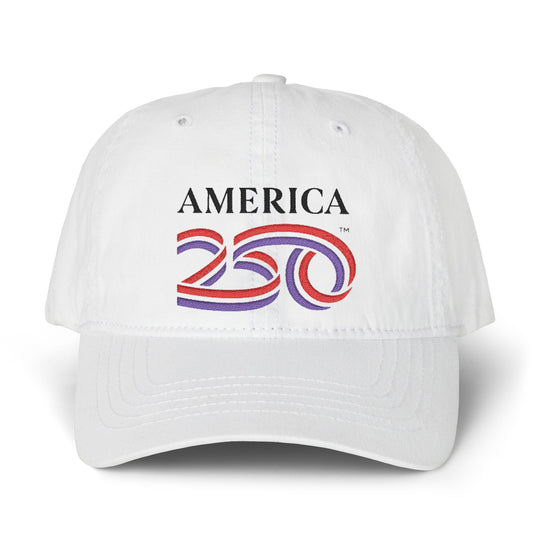 Printify Florida Villages of  America 250 - Women's Pigment-Dyed Cap with Fashion Undervisor (Embroidery)