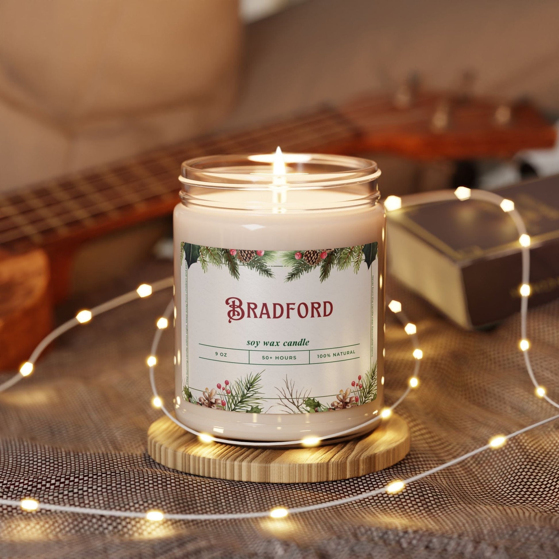 Take the 2nd Exit Florida Villages of  Bradford Christmas Candle 9oz. Soy wax