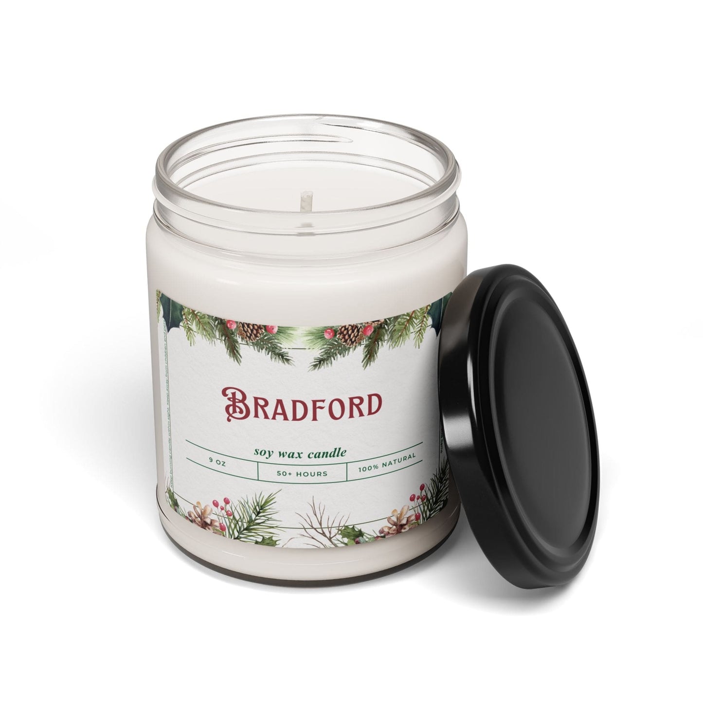 Take the 2nd Exit Florida Villages of  Bradford Christmas Candle 9oz. Soy wax
