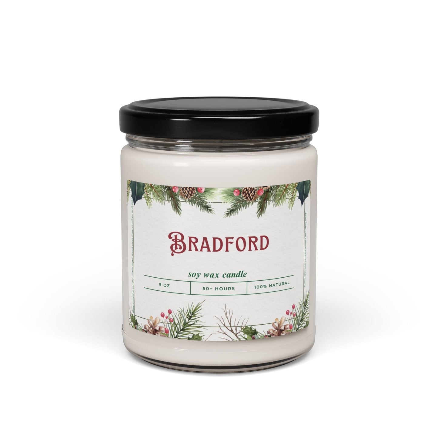 Take the 2nd Exit Florida Villages of  Bradford Christmas Candle 9oz. Soy wax