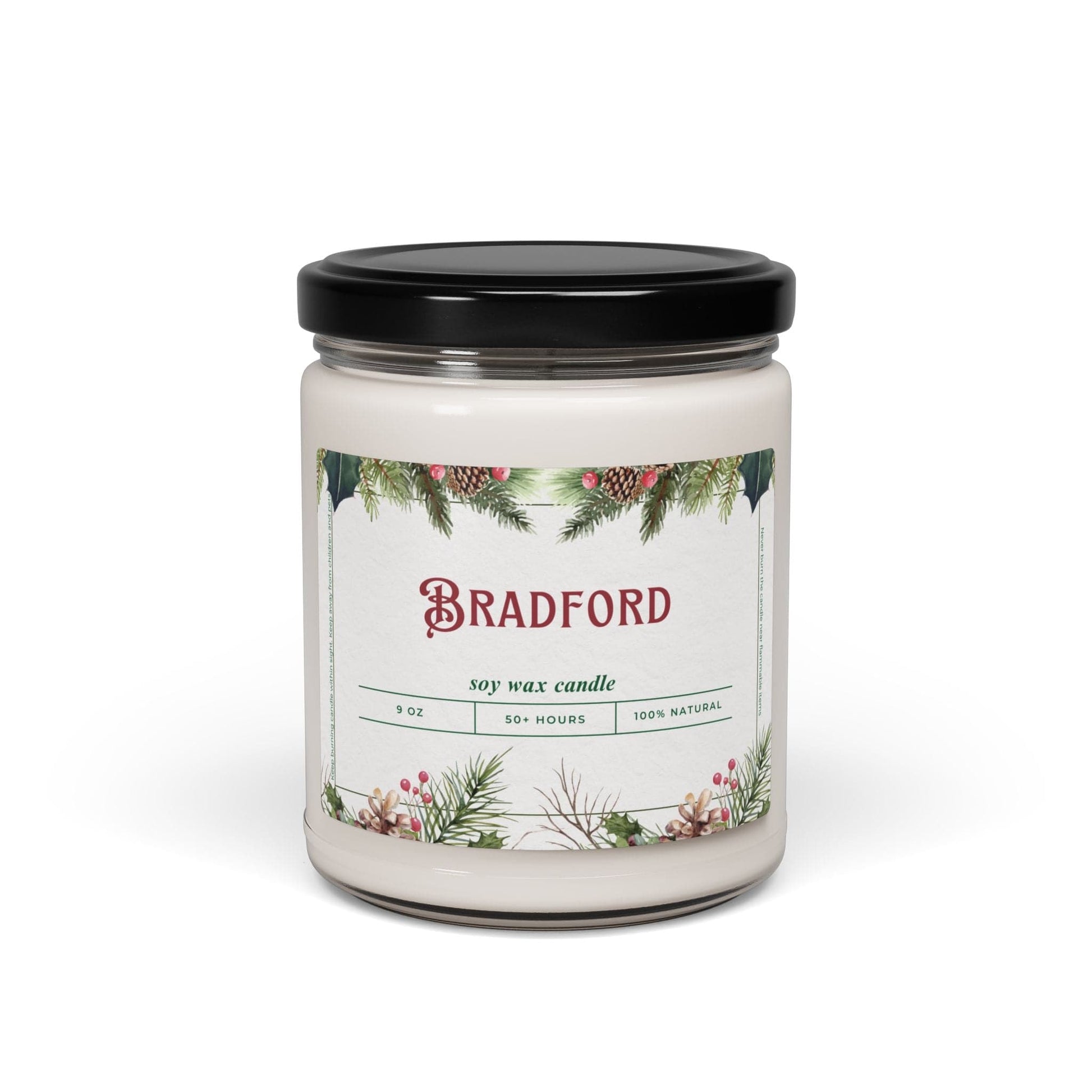 Take the 2nd Exit Florida Villages of  Bradford Christmas Candle 9oz. Soy wax