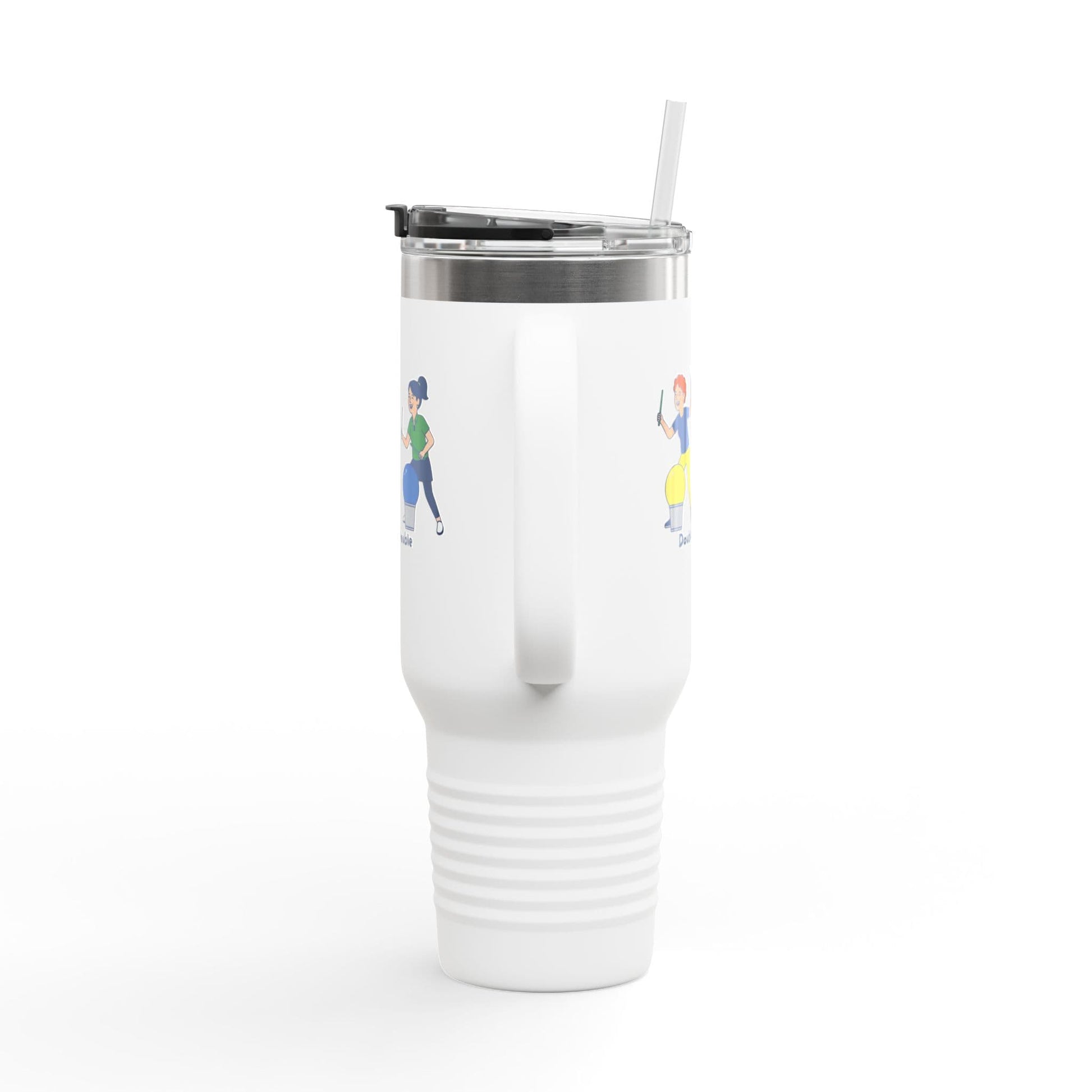 Printify Florida Villages of  Cardio Drumming "Double Trouble" TT2E Characters Tumbler