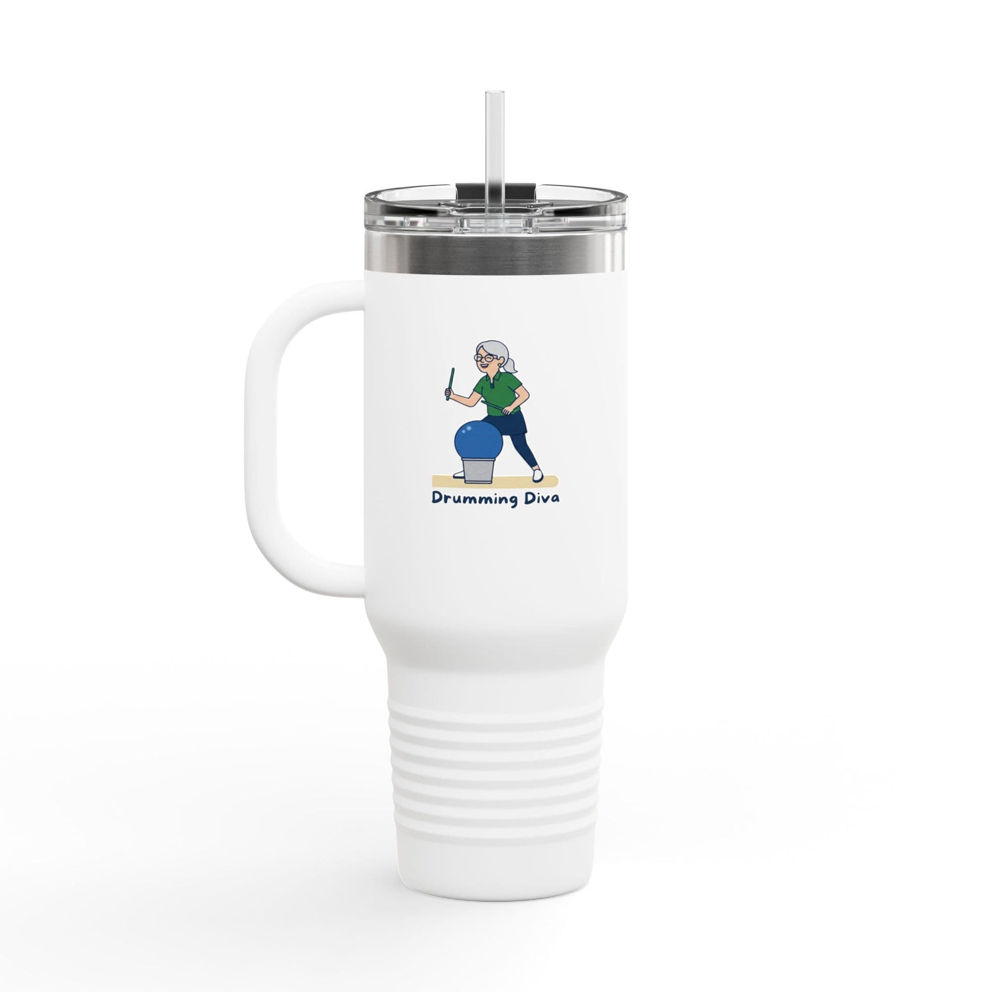 Printify Florida Villages of  Cardio Drumming "Drumming Diva" TT2E Characters (Seniors) Tumbler