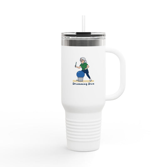Printify Florida Villages of  Cardio Drumming "Drumming Diva" TT2E Characters (Seniors) Tumbler