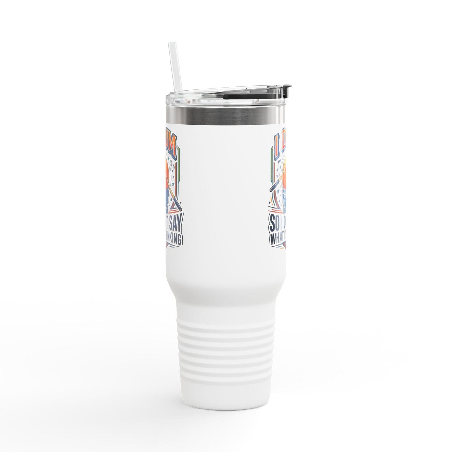 Printify Florida Villages of  Cardio Drumming "I Drum so I Don't Say what I'm Thinking" Tumbler