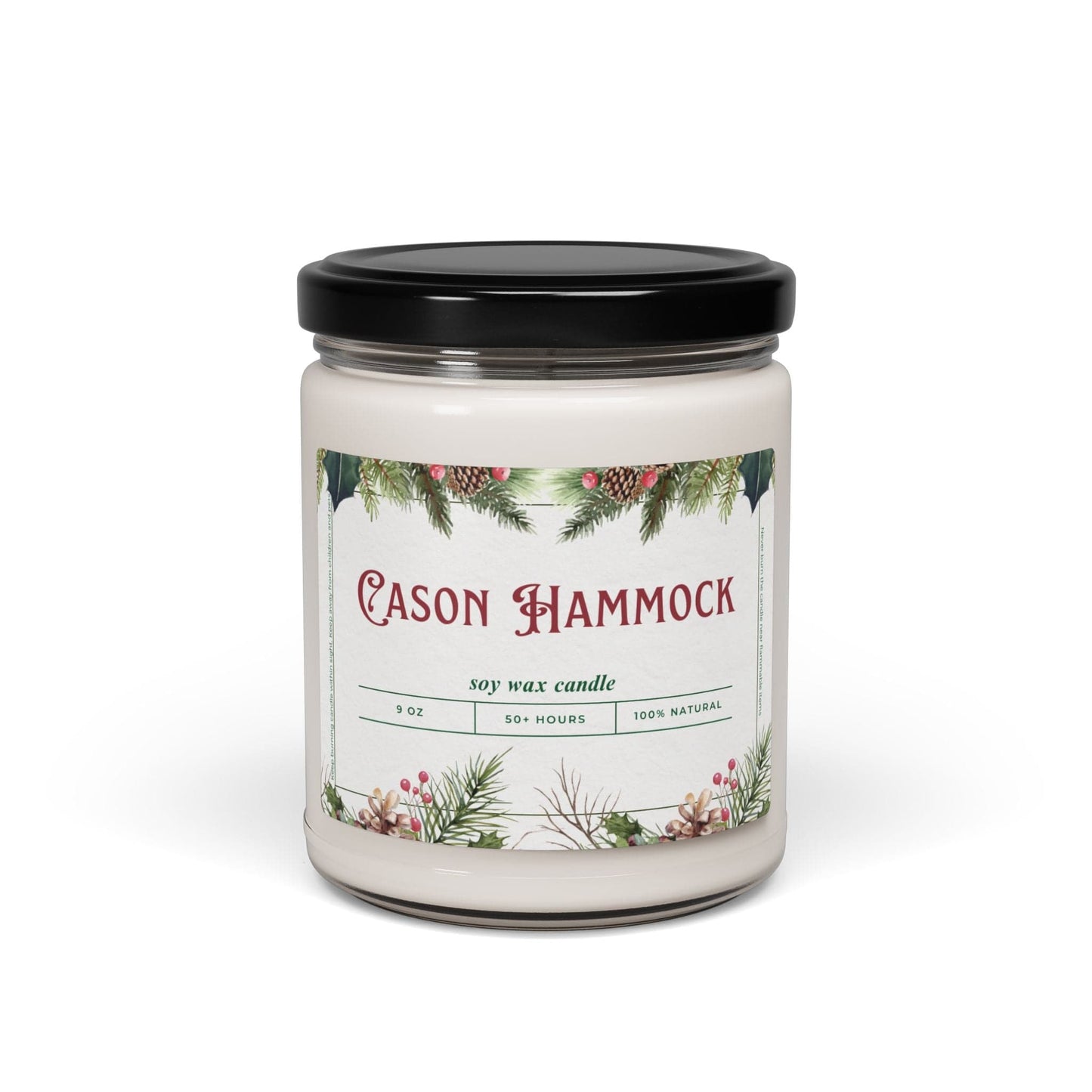 Take the 2nd Exit Florida Villages of  Cason Hammock Christmas Candle 9oz. Soy wax