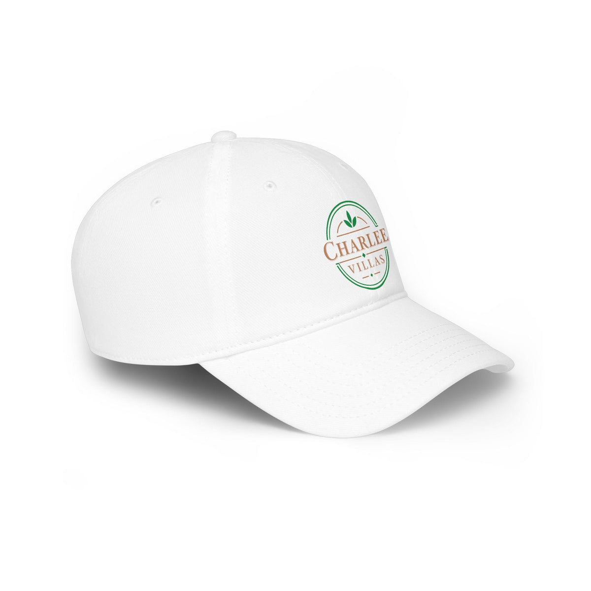 Printify Florida Villages of  Charlee Villas Baseball Cap — Low Profile Resort Logo Hat