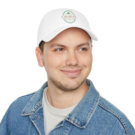 Printify Florida Villages of  Charlee Villas Baseball Cap — Low Profile Resort Logo Hat