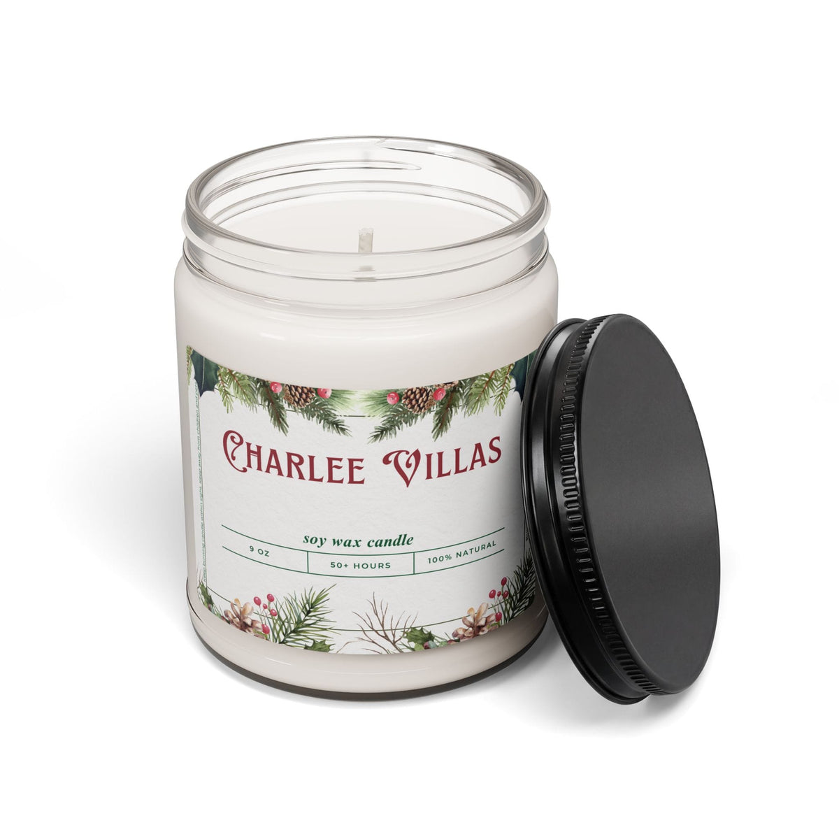 Printify Florida Villages of  Charlee Villas Christmas Candle 9oz. Soy wax