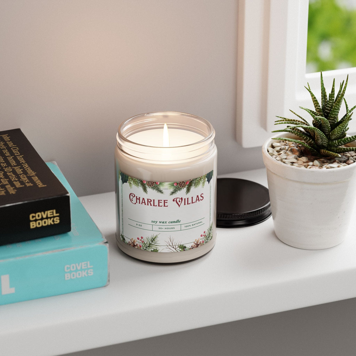 Printify Florida Villages of  Charlee Villas Christmas Candle 9oz. Soy wax
