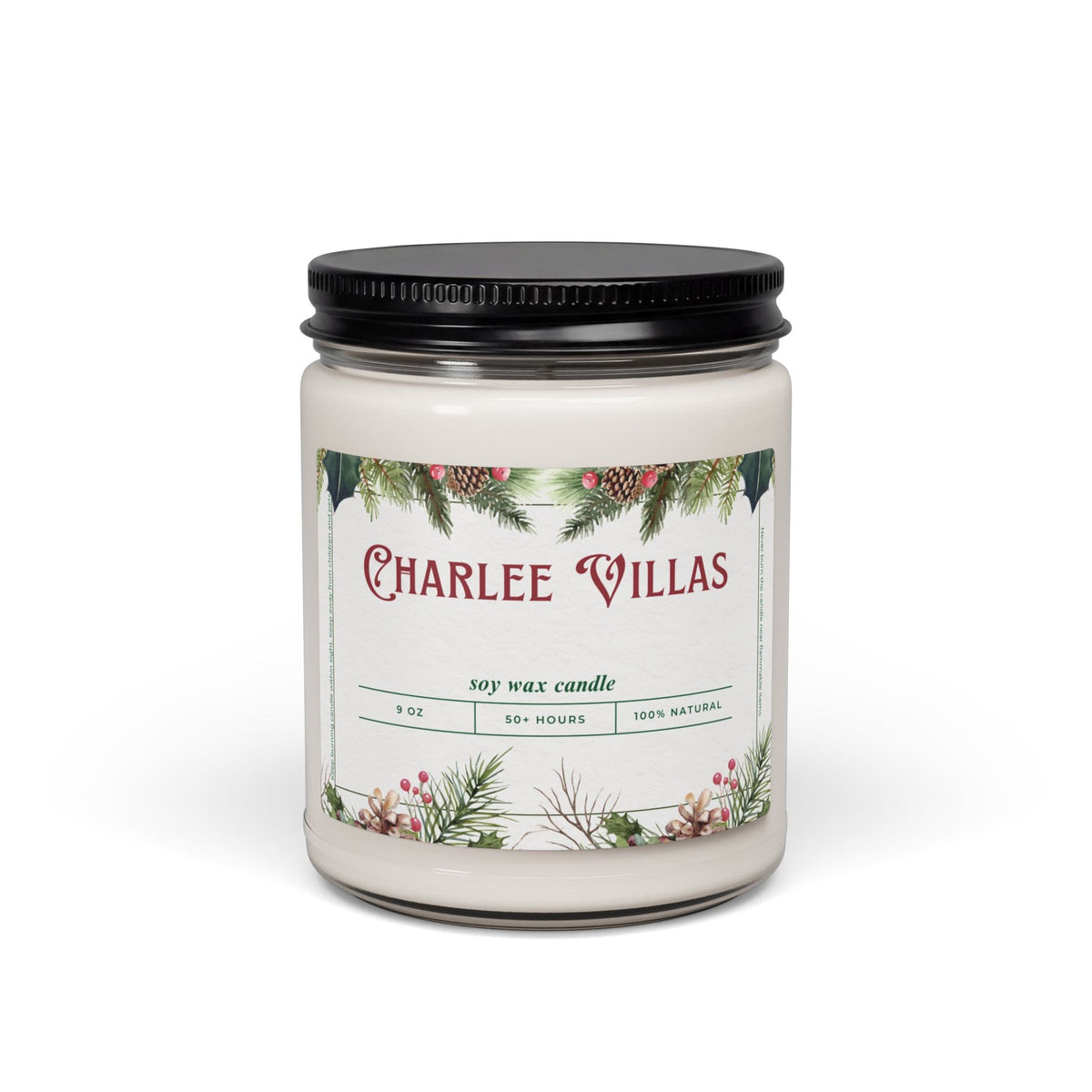 Printify Florida Villages of  Charlee Villas Christmas Candle 9oz. Soy wax
