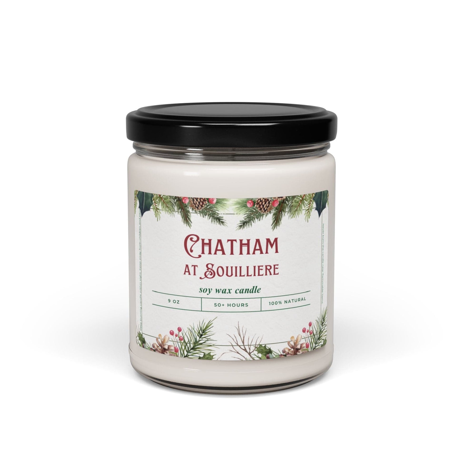 Take the 2nd Exit Florida Villages of  Chatham at Souilliere Christmas Candle 9oz. Soy wax