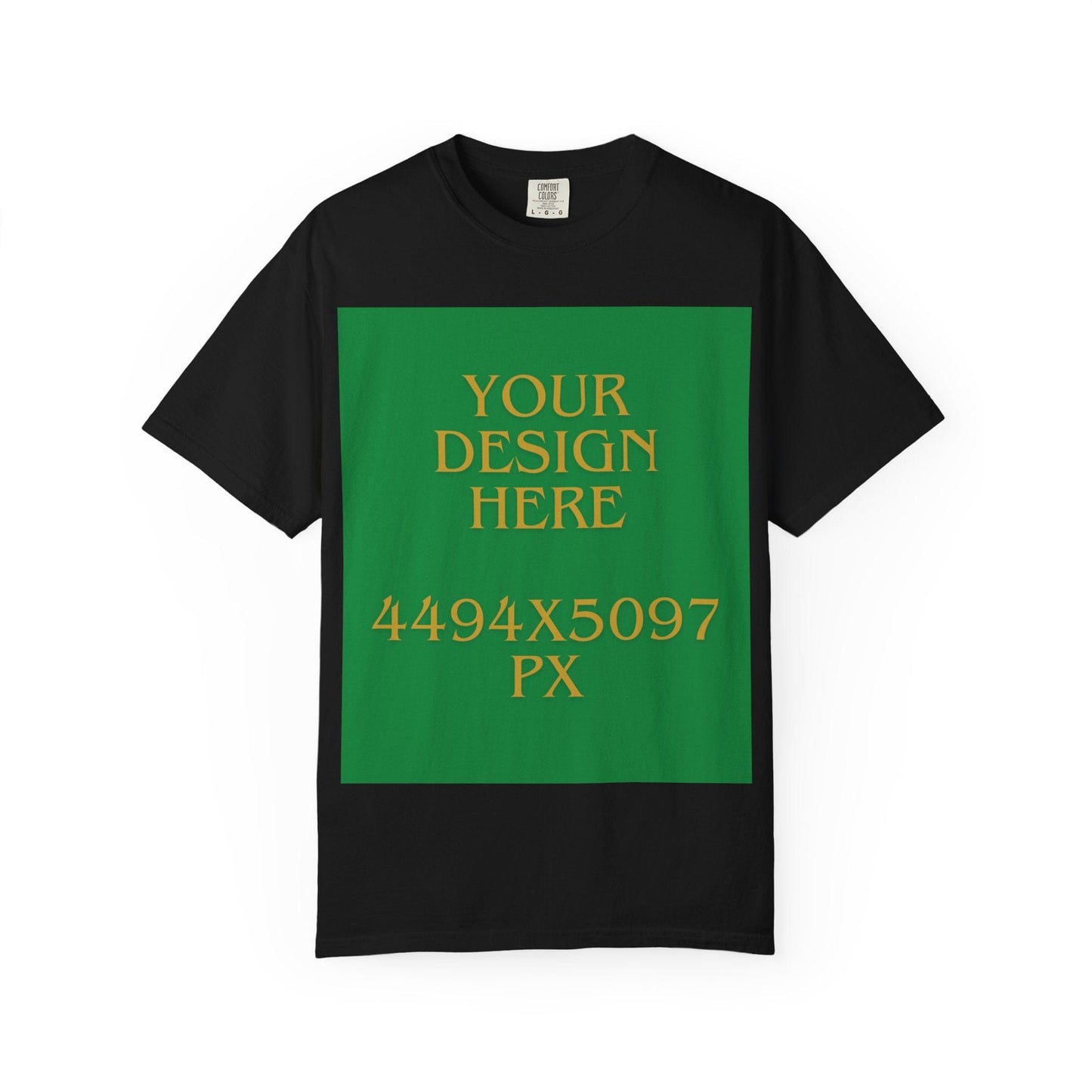 Printify Florida Villages of  Custom Graphic T-Shirt (BLACK) — Personalized Design Print Tee