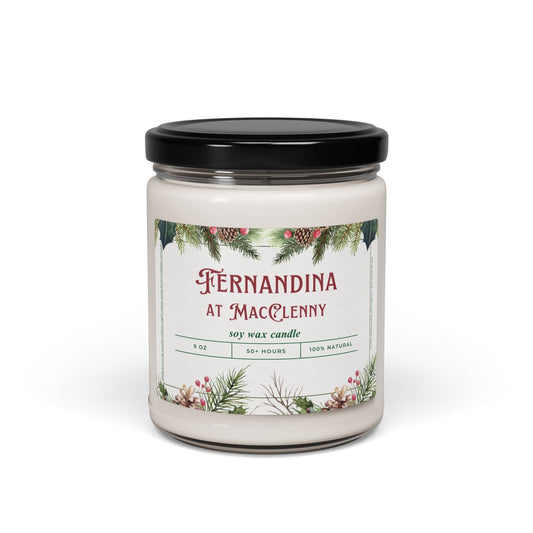 Take the 2nd Exit Florida Villages of  Fernandina at MacClenny Christmas Candle 9oz. Soy wax