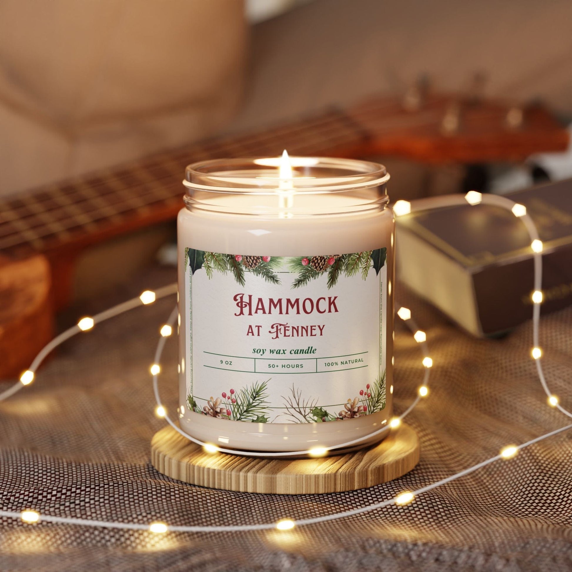 Take the 2nd Exit Florida Villages of  Hammock at Fenney Christmas Candle 9oz. Soy wax