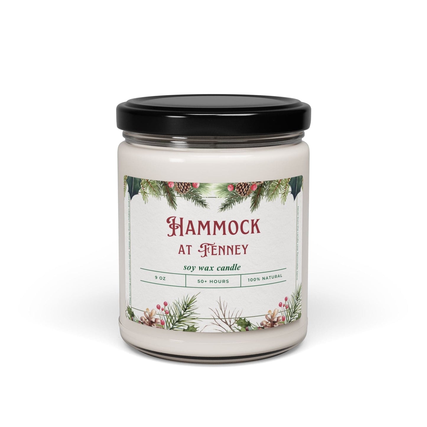 Printify Florida Villages of  Hammock at Fenney Christmas Candle 9oz. Soy wax