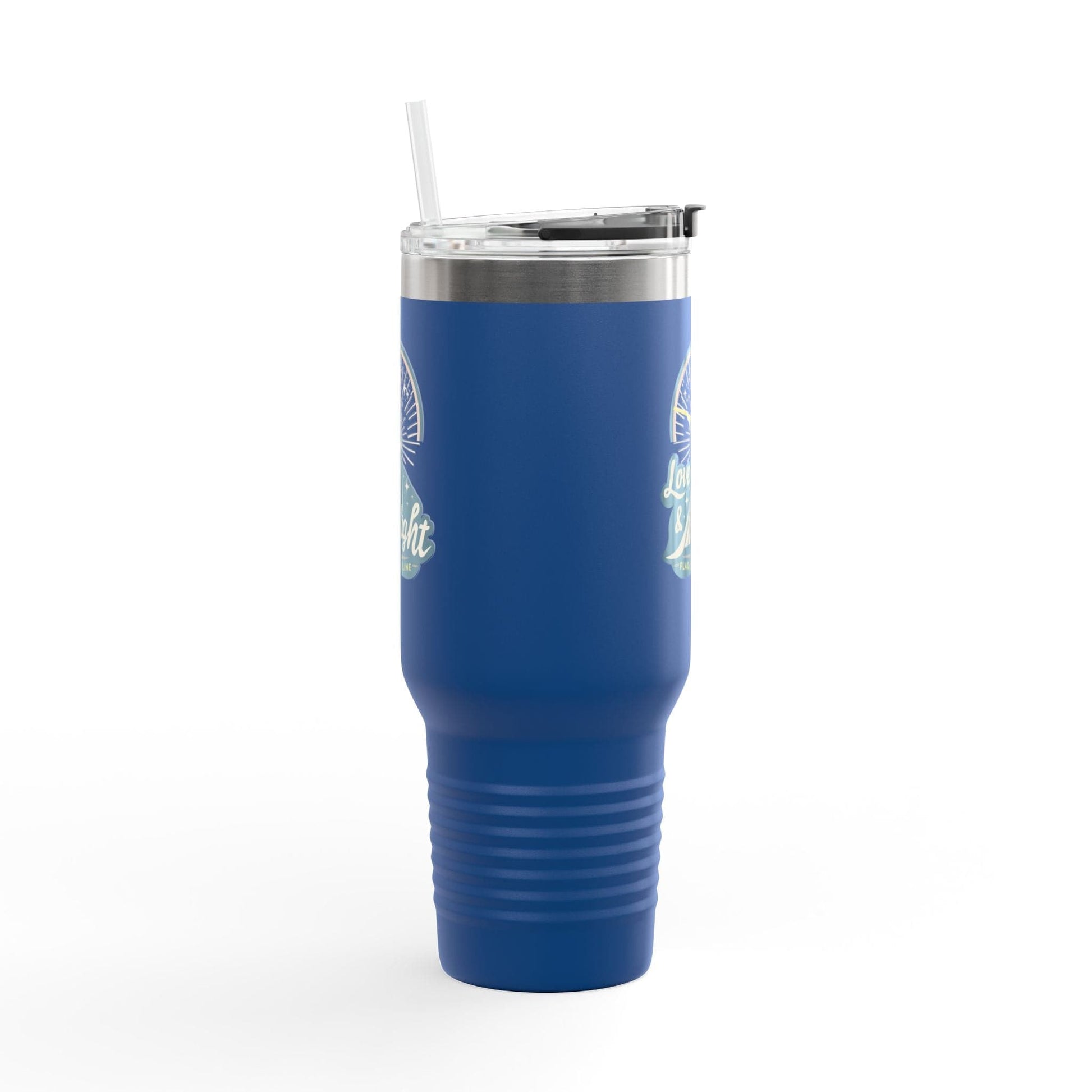 Printify Florida Villages of  Love & Light Flag & Rifle Line: Insulated Travel Mug 40oz
