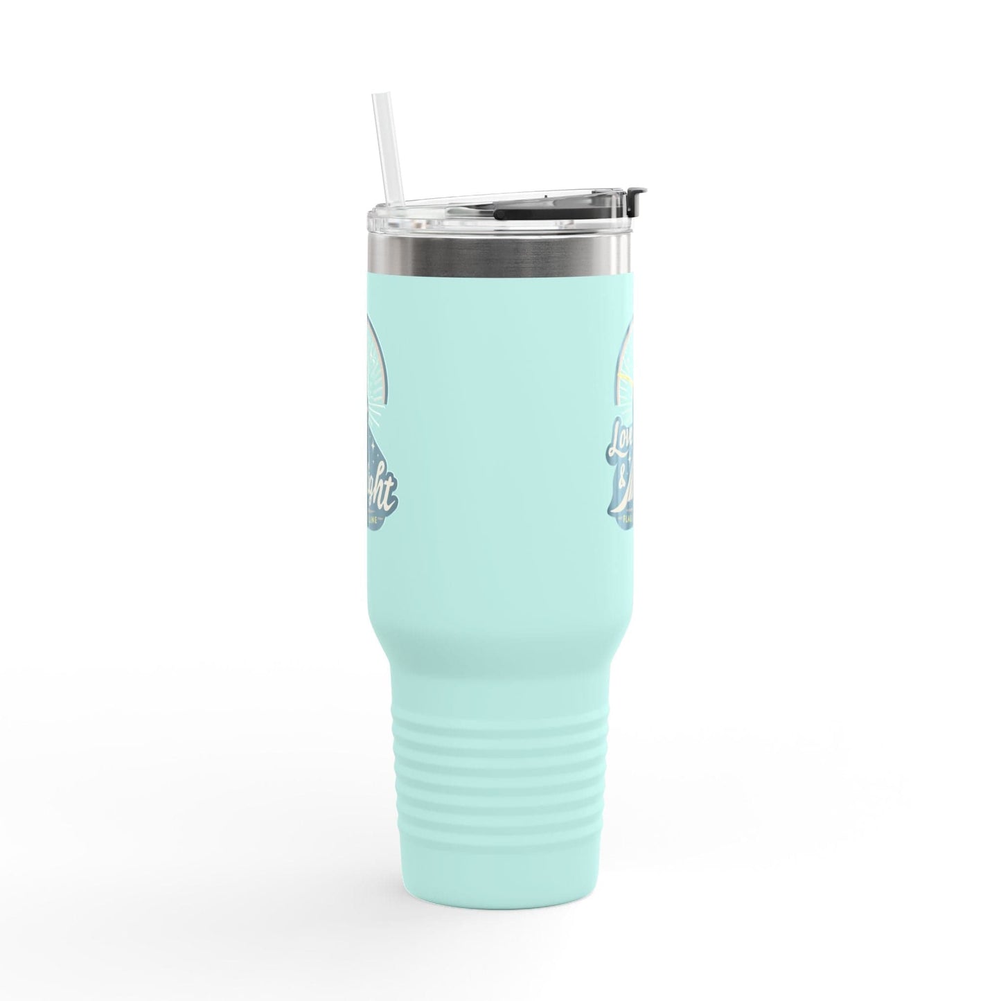 Printify Florida Villages of  Love & Light Flag & Rifle Line: Insulated Travel Mug 40oz