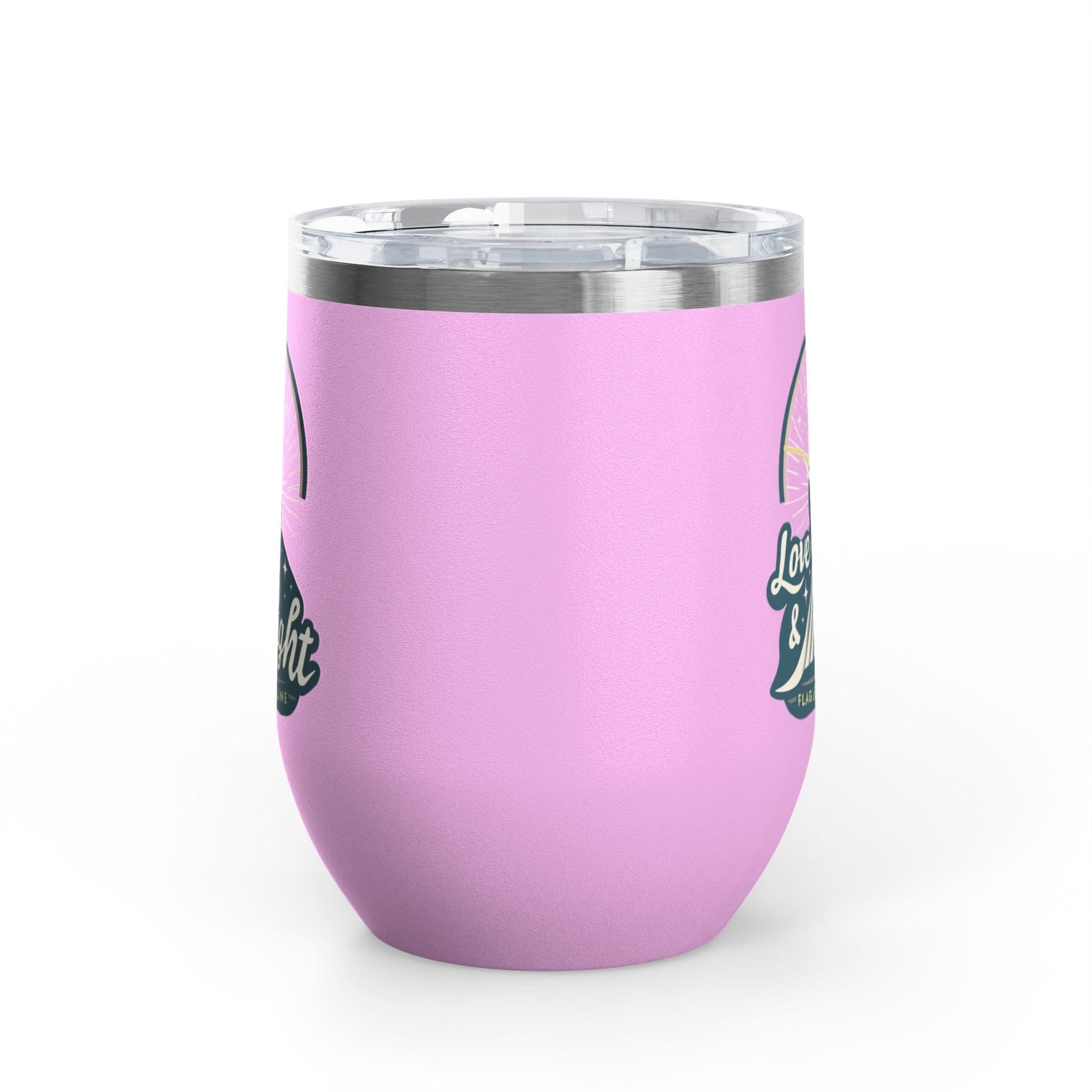 Printify Florida Villages of  Love & Light Wine Tumbler — 12oz Insulated Wine Cup