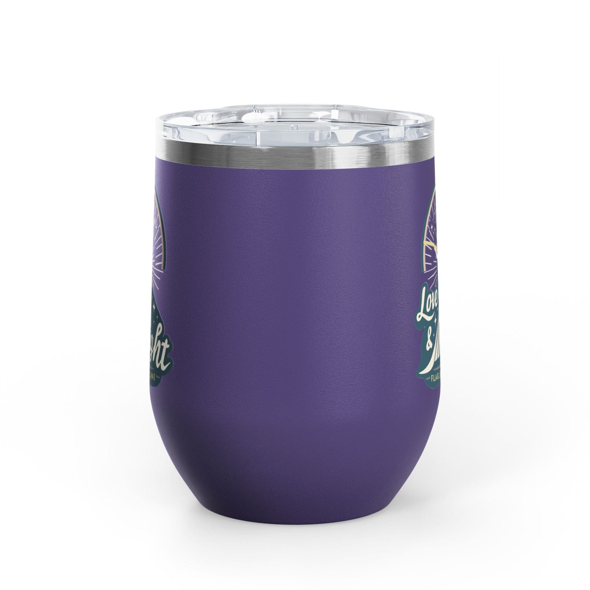 Printify Florida Villages of  Love & Light Wine Tumbler — 12oz Insulated Wine Cup