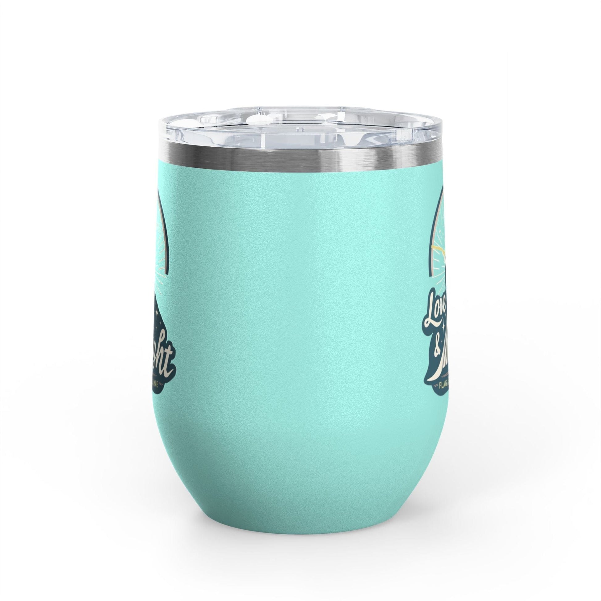 Printify Florida Villages of  Love & Light Wine Tumbler — 12oz Insulated Wine Cup