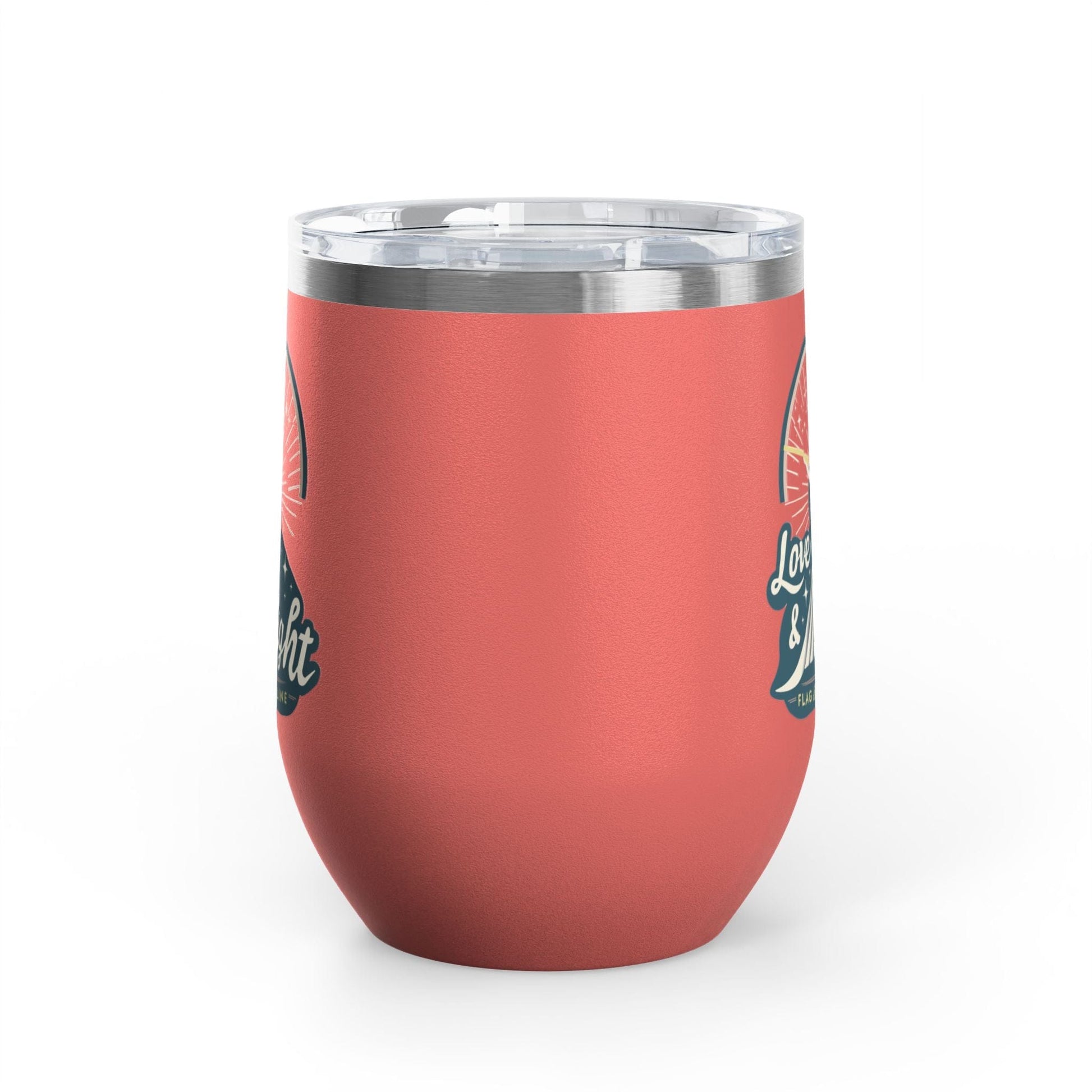 Printify Florida Villages of  Love & Light Wine Tumbler — 12oz Insulated Wine Cup