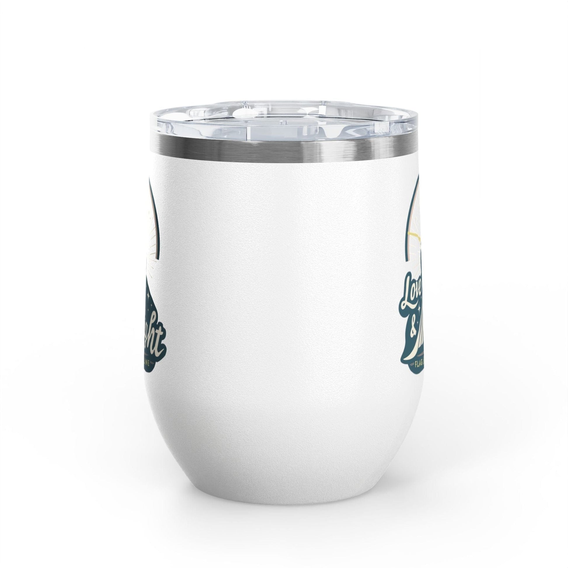 Printify Florida Villages of  Love & Light Wine Tumbler — 12oz Insulated Wine Cup