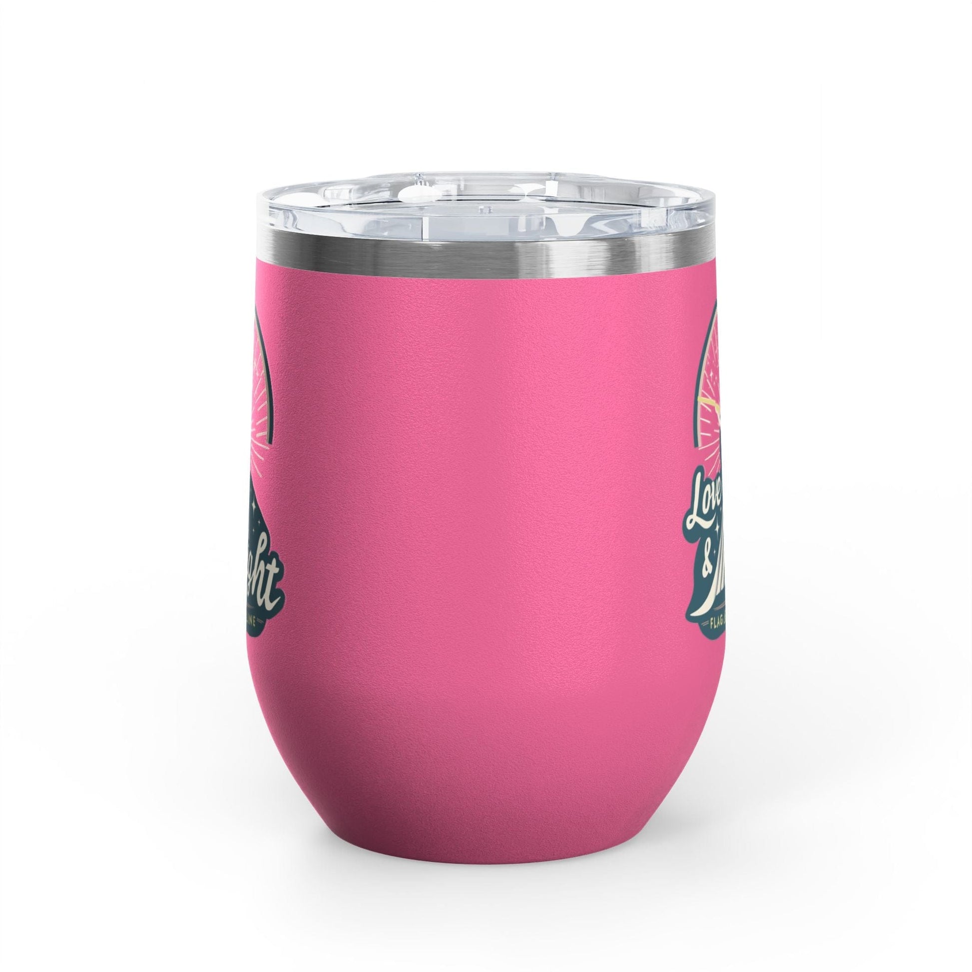 Printify Florida Villages of  Love & Light Wine Tumbler — 12oz Insulated Wine Cup