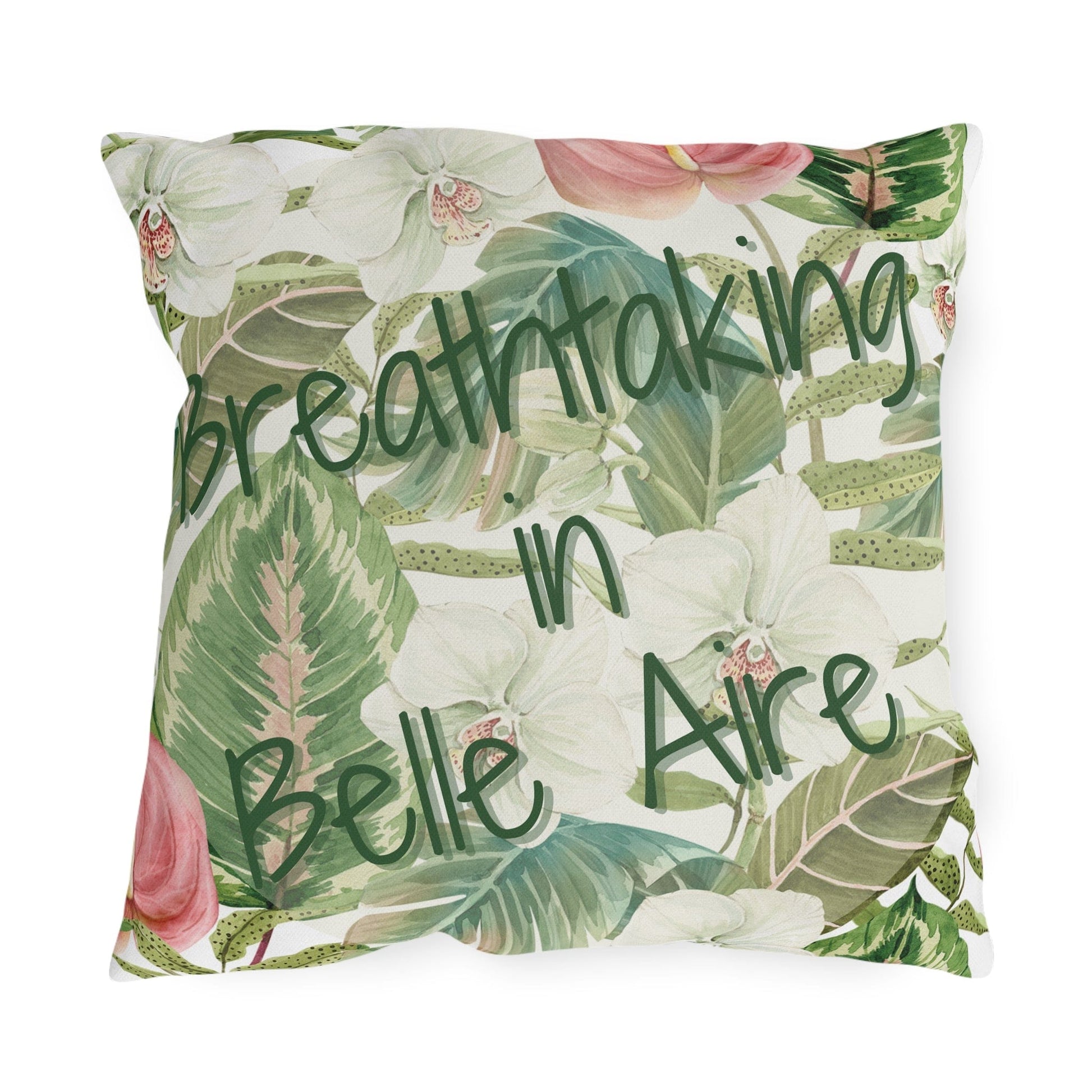 Take the 2nd Exit Florida Villages of  Outdoor Pillows (Green Lettering) - Belle Aire